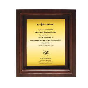 Indias leading fintech companies - TVS credit